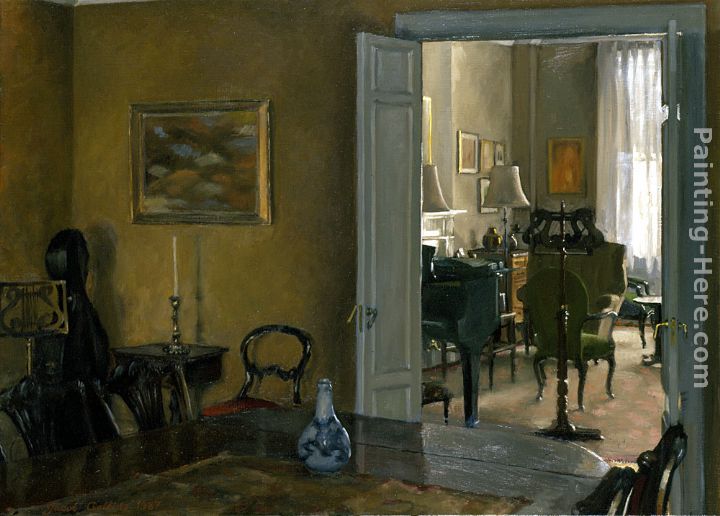 Interior painting - Jacob Collins Interior art painting